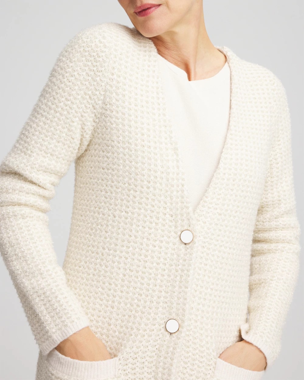Fur Trim Cardigan