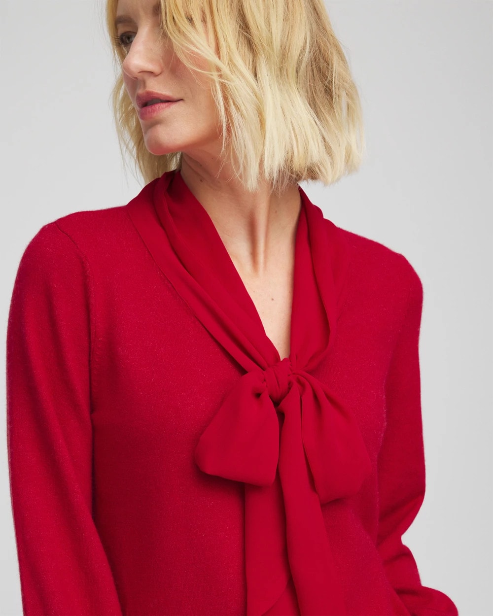 Bow-Detailed Sweater