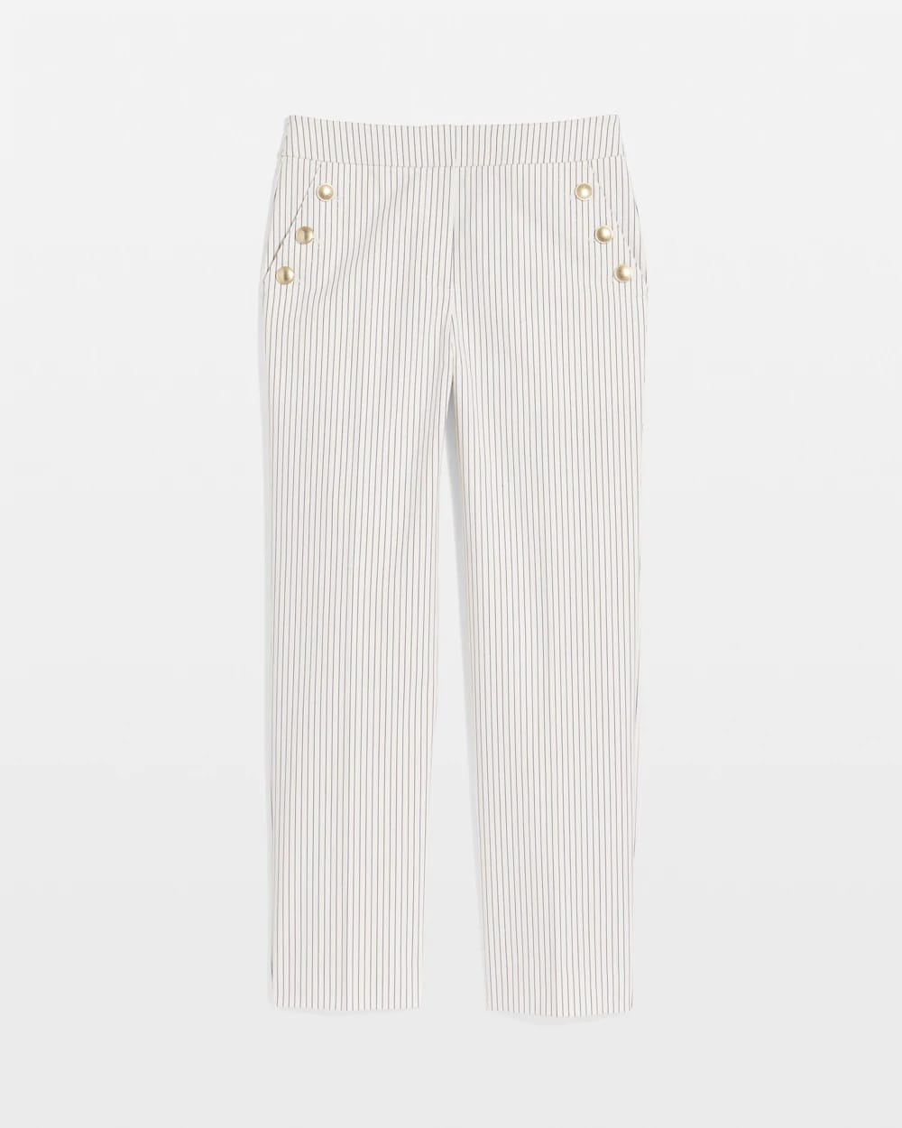 Emme Striped Sailor Straight Crops