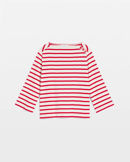 Bateau Neck Stripe Top