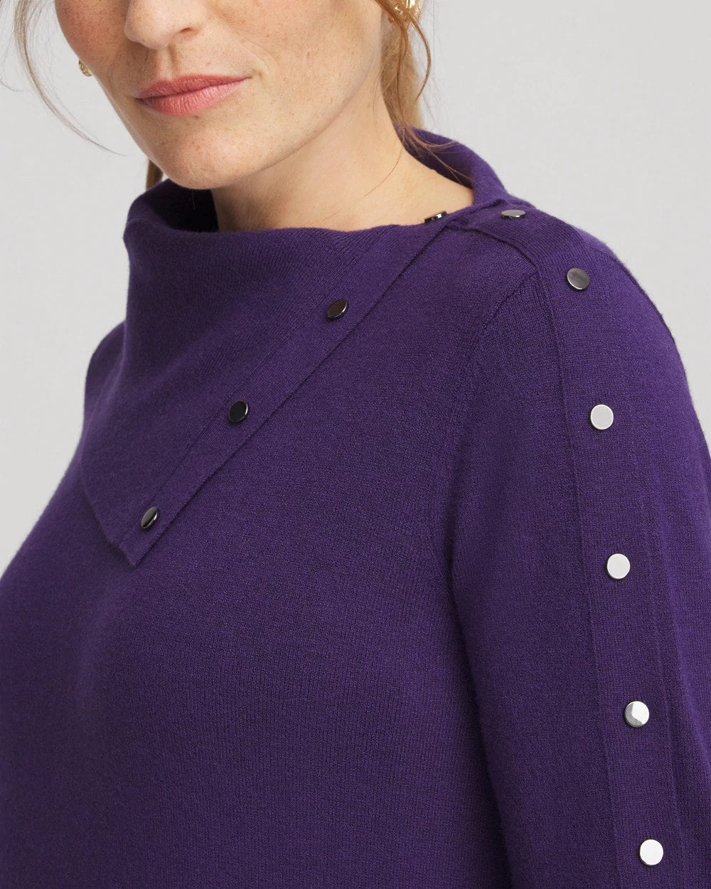 Zenergy® Luxe Envelope Neck Sweater