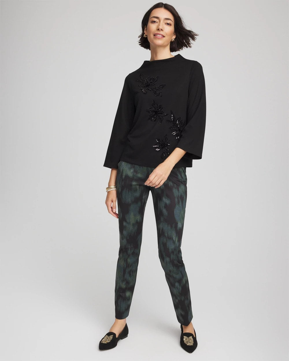 Embellished Structured Top