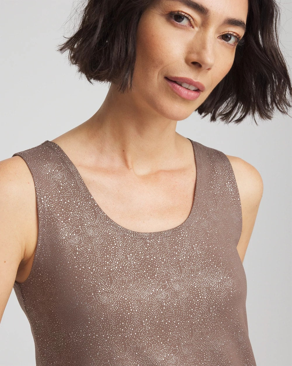 Foiled Microfiber Tank