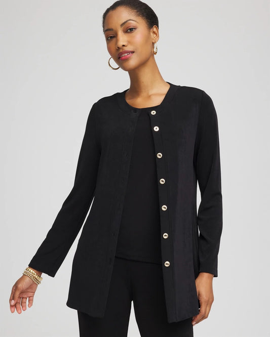 Travelers™ Collection Scoopneck Shirt Jacket