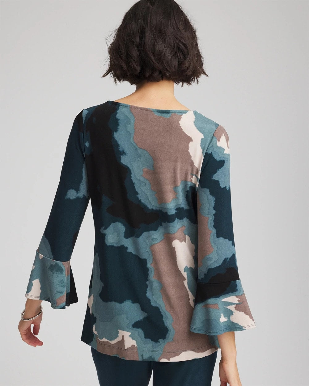 Travelers™ Crystal Flounce Sleeve Tunic