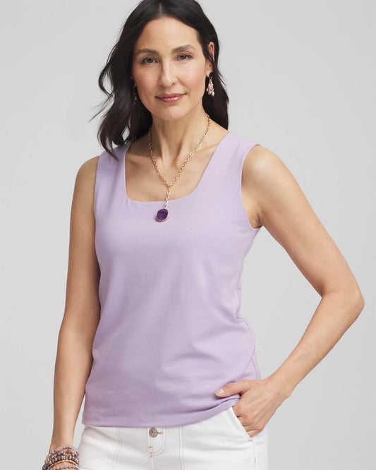 Contour Cotton™ Square Neck Tank