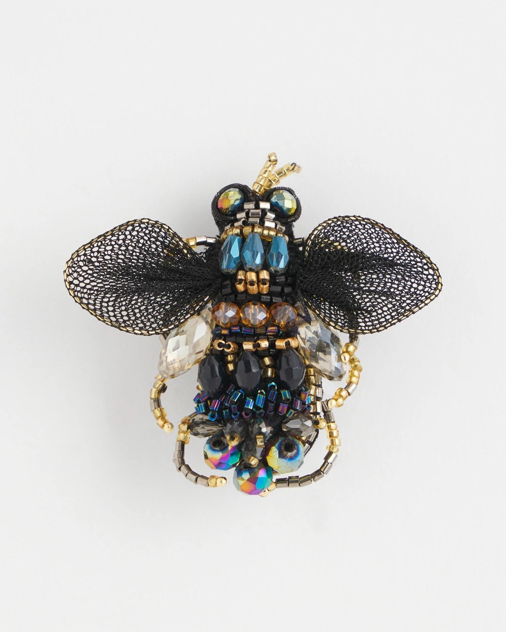 Beaded Bee Brooch