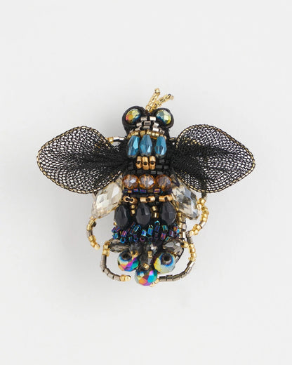 Beaded Bee Brooch