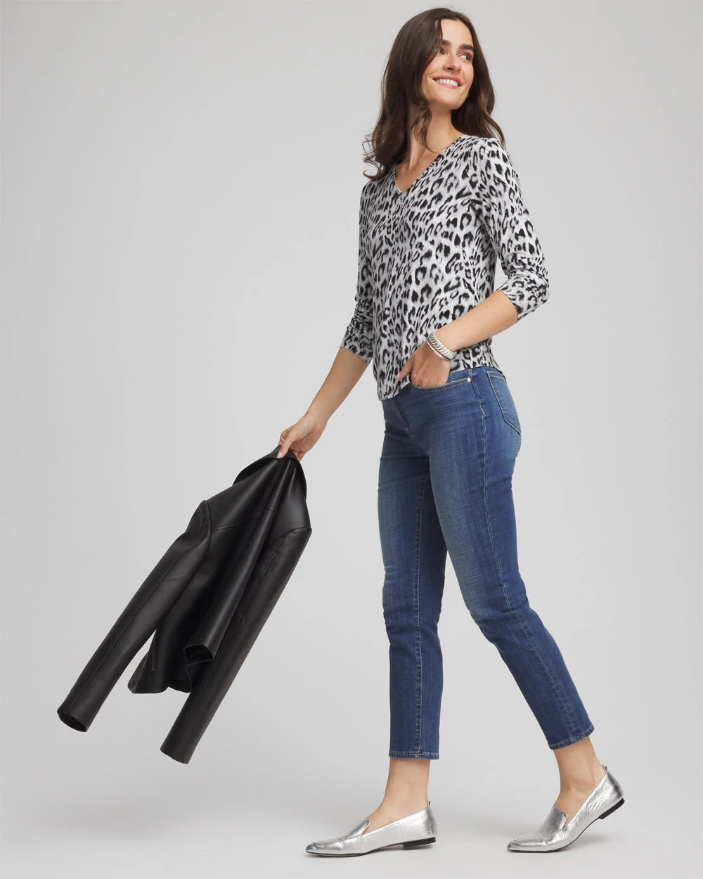 Touch of Cool™ V-Neck Layering Tee