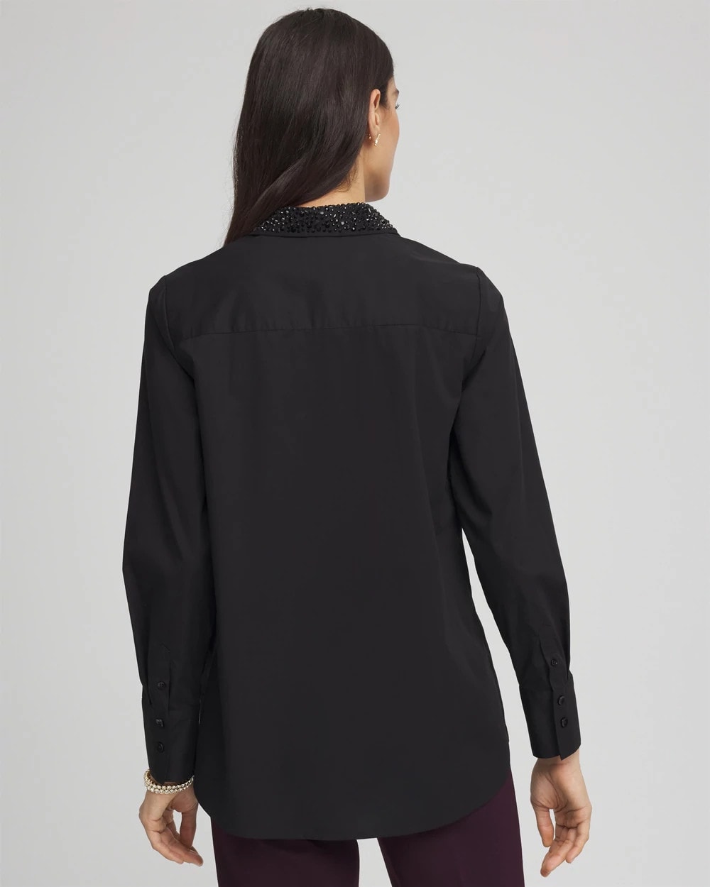 Tonal Jewels Poplin Shirt