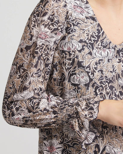 Bloom Crinkle Bodre Top
