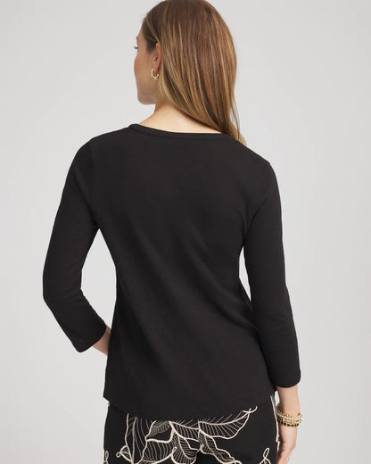 Cotton Slub Henley Shirt