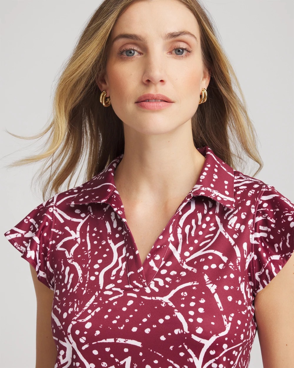 Zenergy® UPF Printed Polo Top