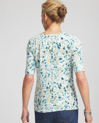Touch of Cool™ Elbow-Sleeve Perfect Tee