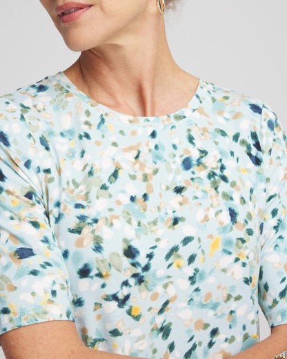 Touch of Cool™ Elbow-Sleeve Perfect Tee