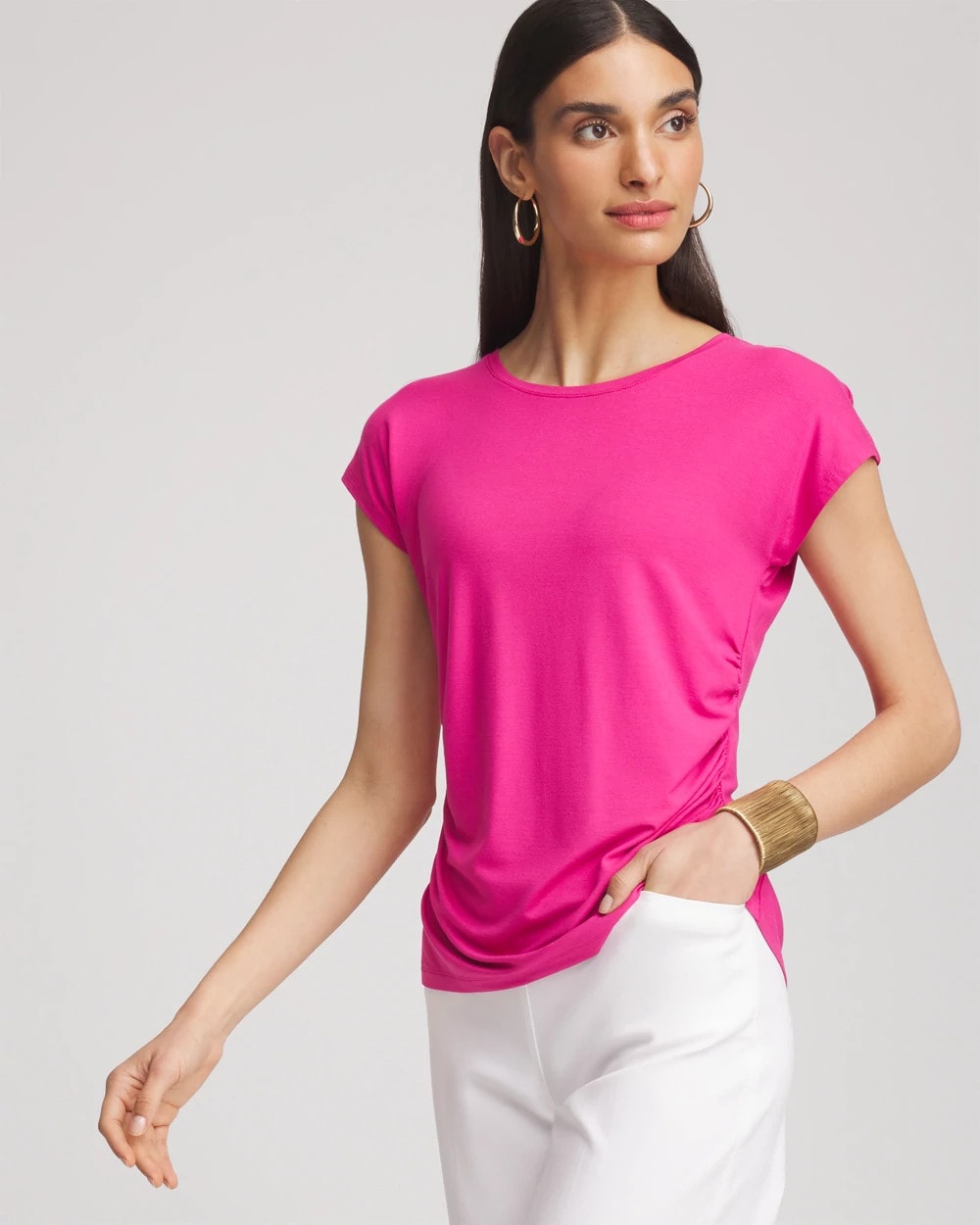 Cap Sleeve Dolman Tee