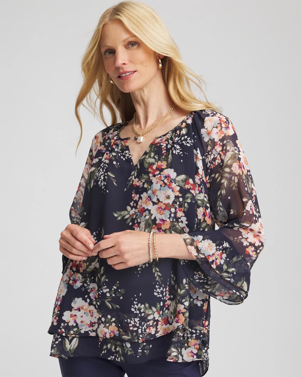 Floral Georgette Blouse