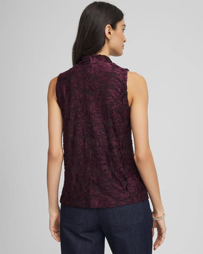 Burnout Mockneck Tank
