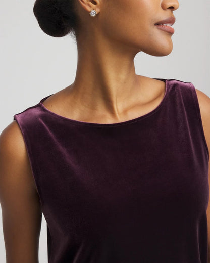 Travelers™ Velvet Side-Slit Tank