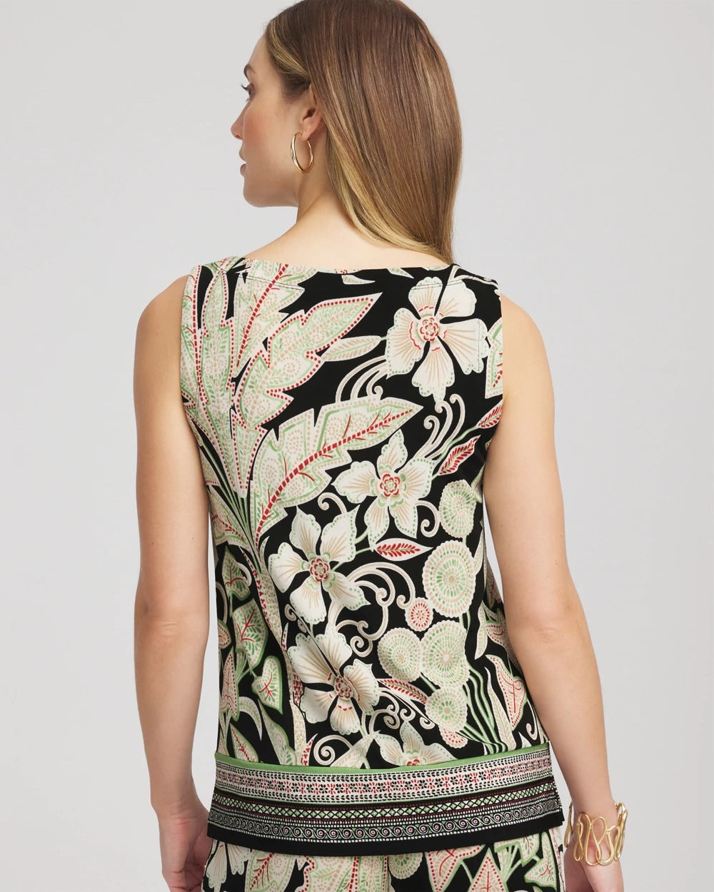 Travelers™ Island-Motif Side-Slit Tank