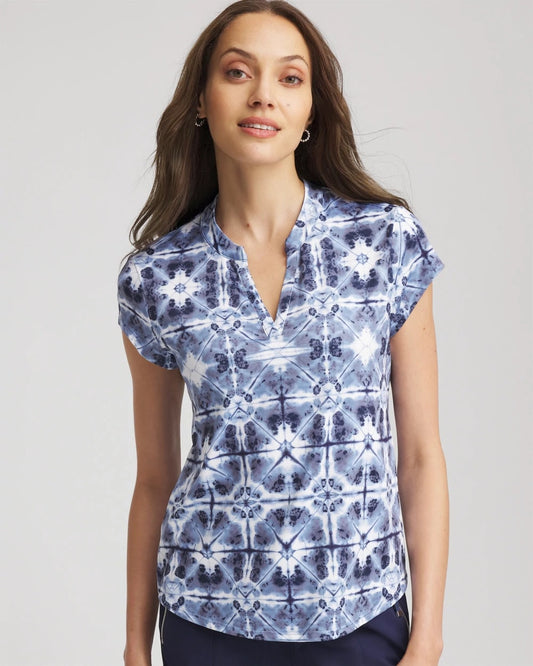 Zenergy® UPF Printed Polo Top