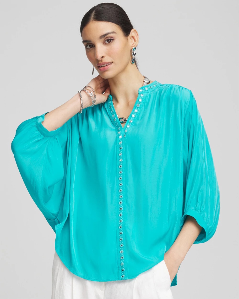 Batwing Sleeve Top