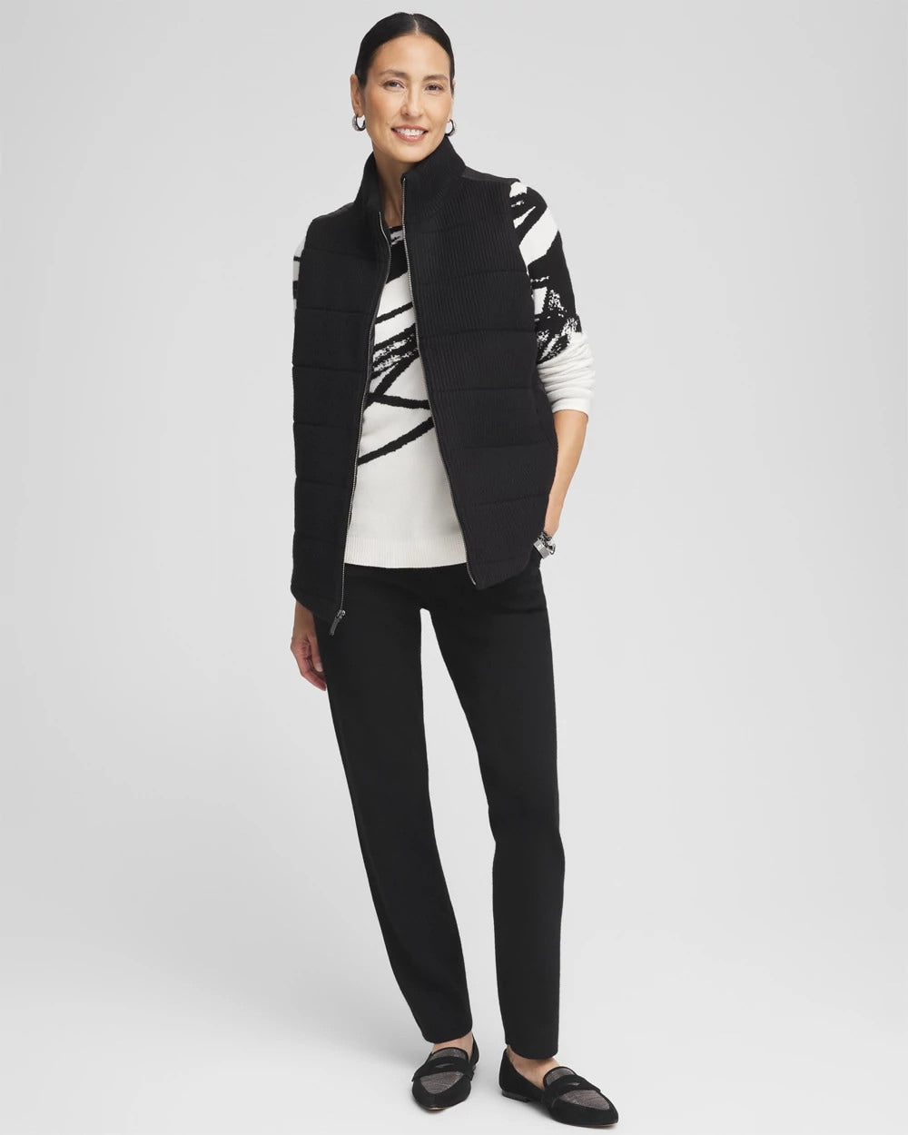 Zenergy® Luxe Jaquard Pullover