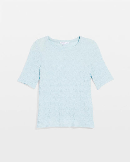 Textured Short-Sleeve Tee
