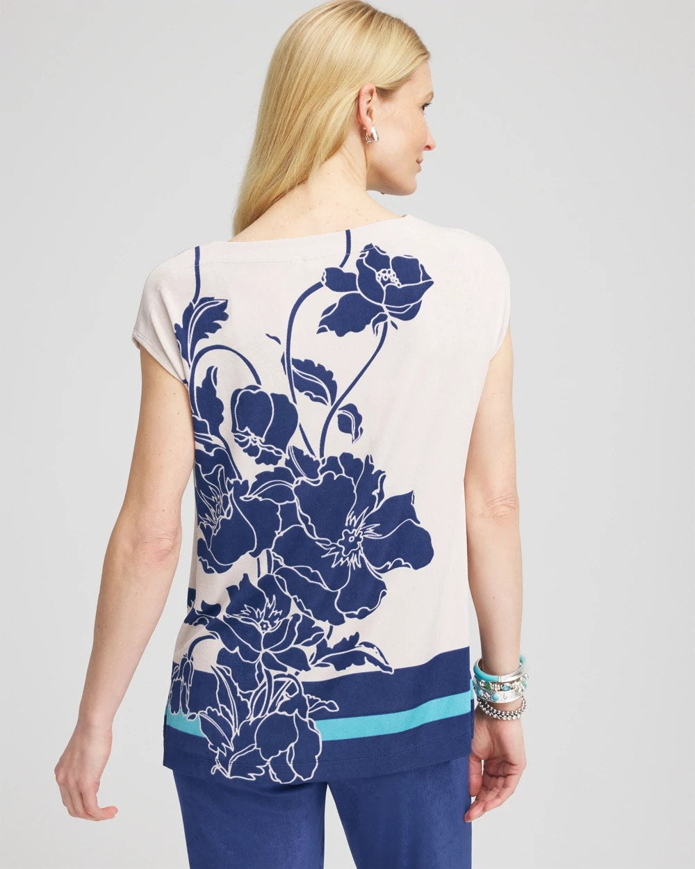 Travelers™ Wildflower Cap-Sleeved Tunic