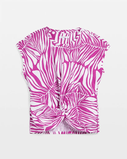 Jungle Inverted Knot Front Tee