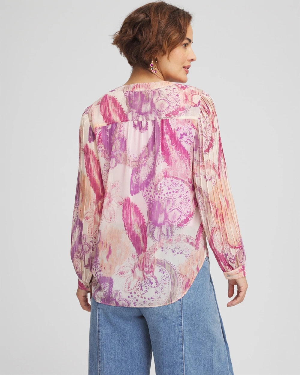 Georgette Pintuck Blouse