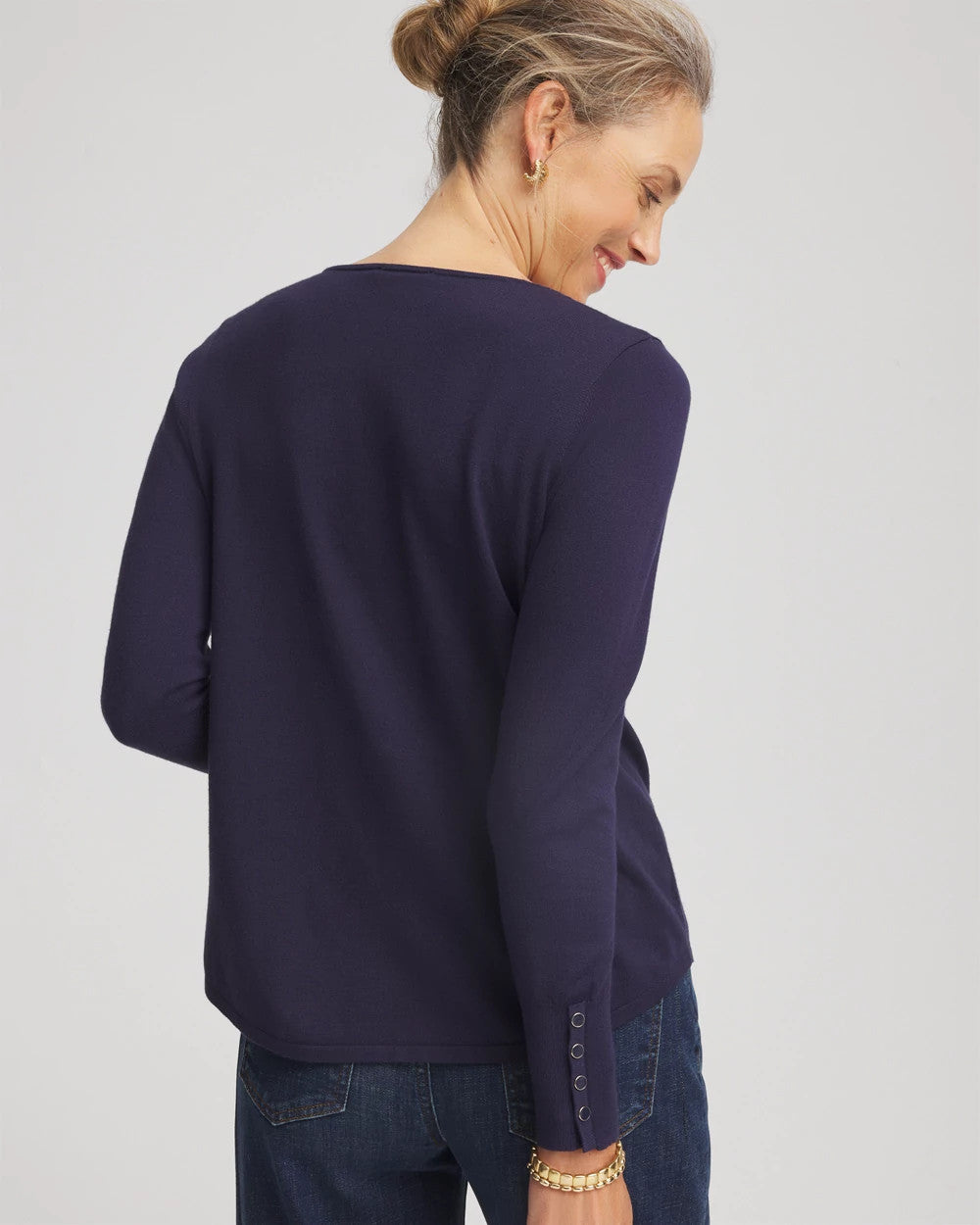 Ella V-Neck Pullover Sweater