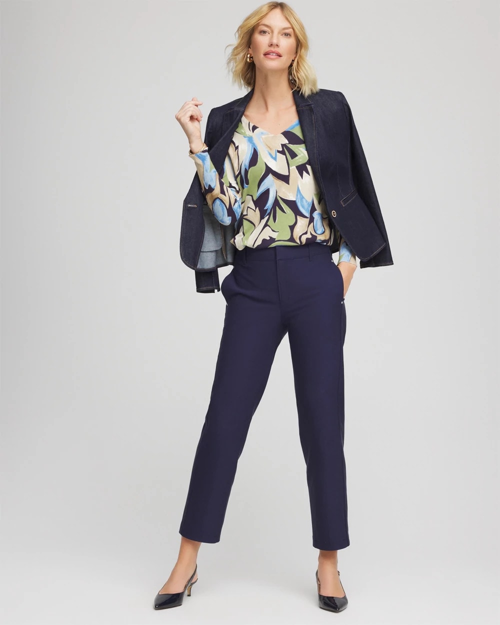 Ella Bloom V-Neck Pullover Sweater