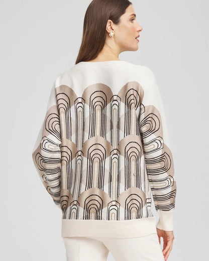 Art Deco Dolman Pullover Sweater