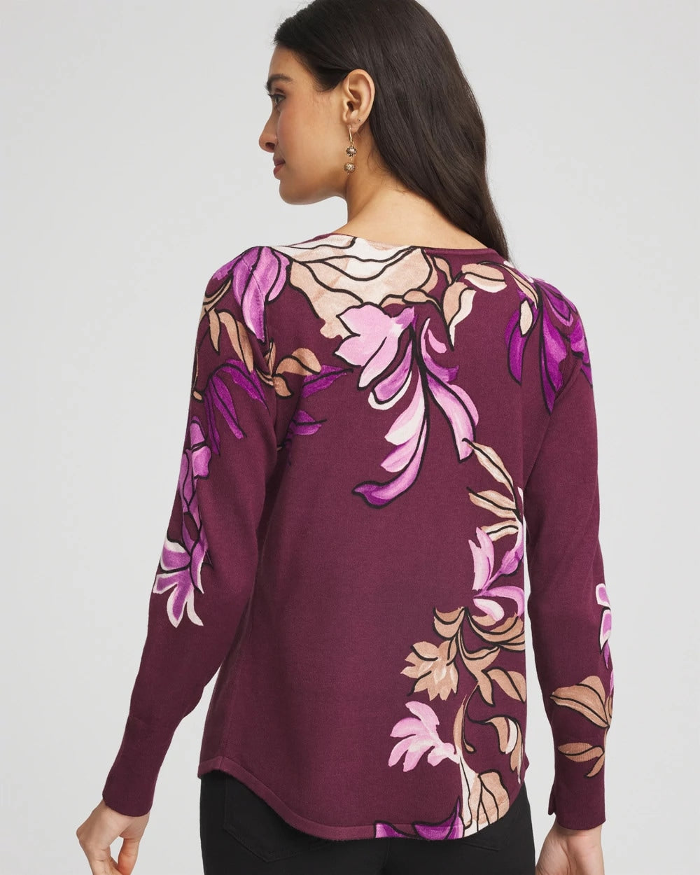 Ella V-Neck Artisanal Pullover Sweater