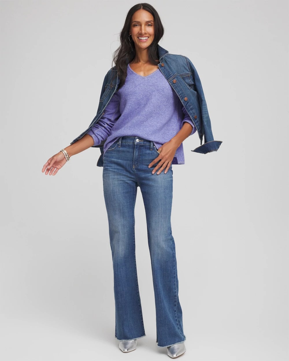 Contrast Stitch Detail Pullover