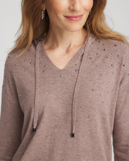 Zenergy® Luxe Rhinestone Sweater