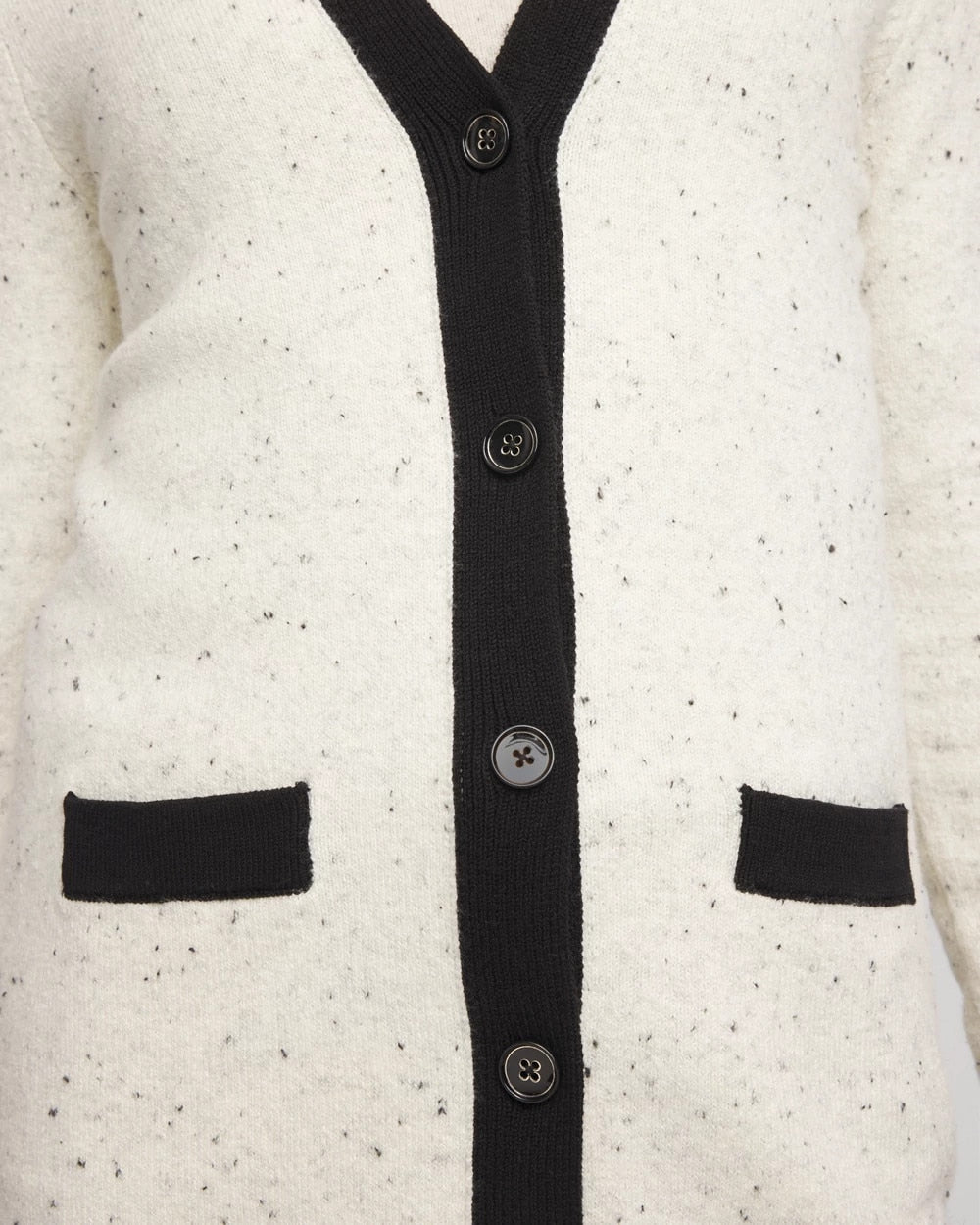 Tipped Lady Jacket Cardigan