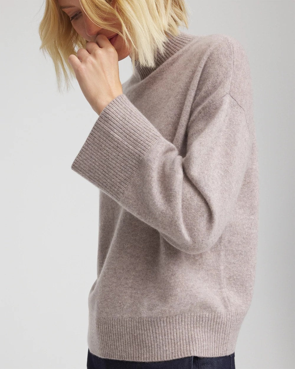 Cashmere Mockneck Sweater