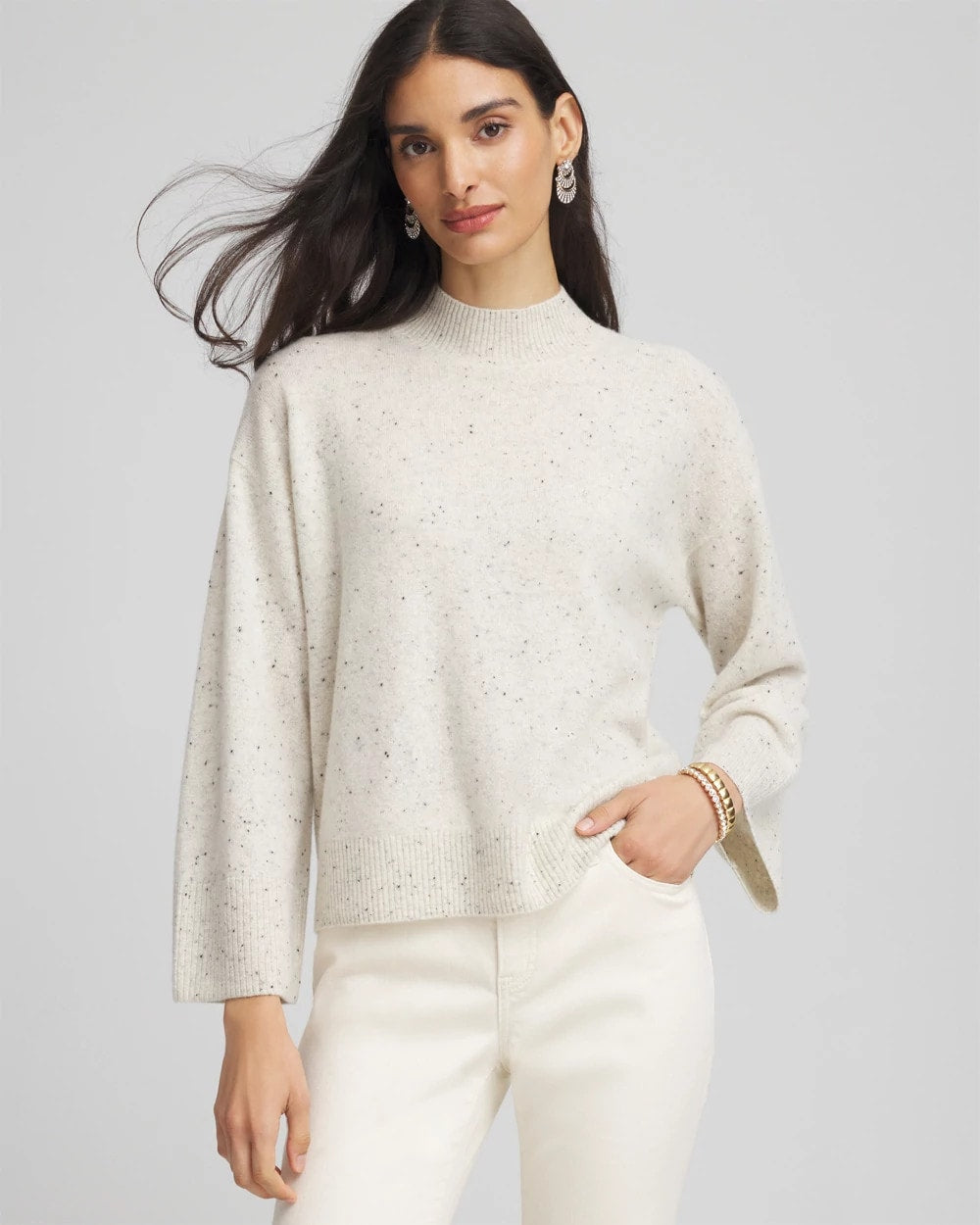 Cashmere Mockneck Sweater