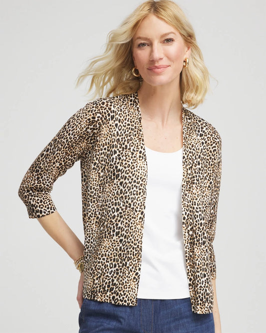 Summer Romance Animal Print Cardigan