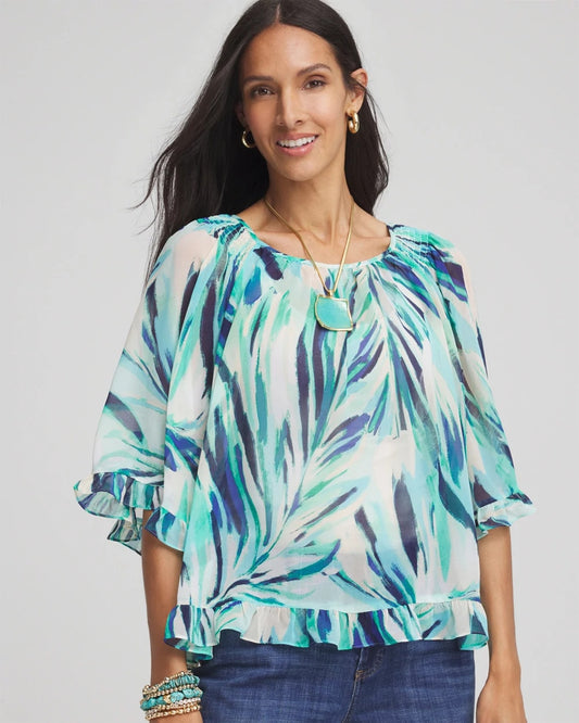 Georgette Batwing Blouse