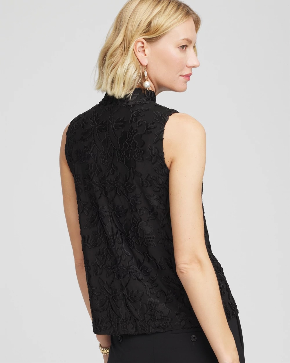 Burnout Mockneck Tank