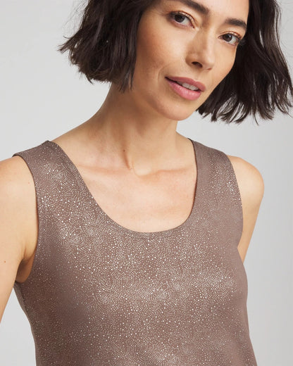 Foiled Microfiber Tank