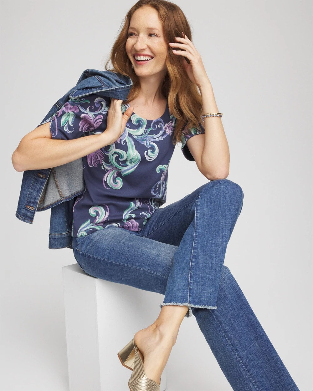 Tulip Sleeve Pima Tee