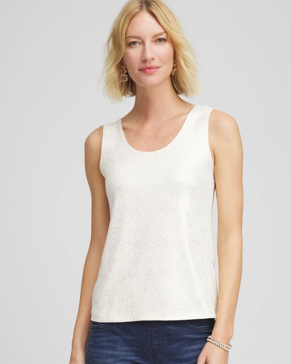 Foiled Microfiber Tank