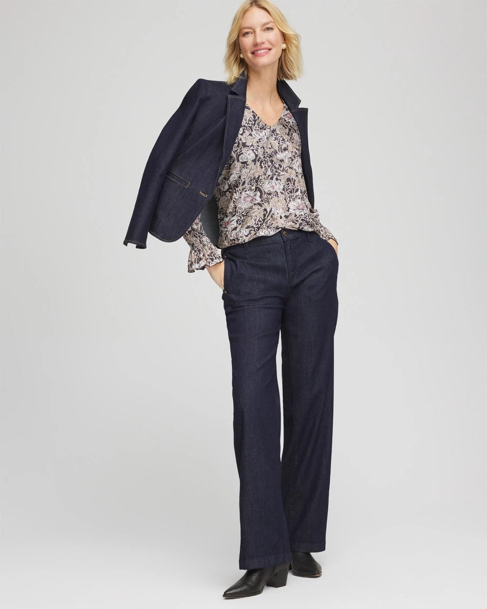 Bloom Crinkle Bodre Top