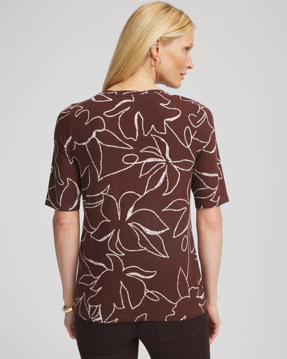 Touch of Cool™ Elbow-Sleeve Perfect Tee