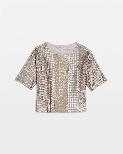 Art Deco Dolman Sequins Tee
