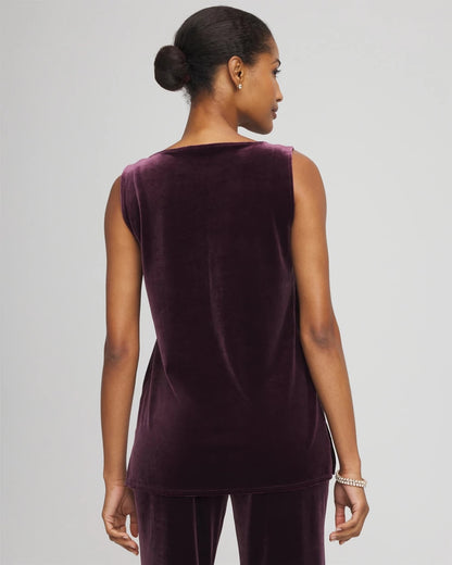 Travelers™ Velvet Side-Slit Tank